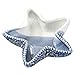 Cabilock Vassoio Portagioie in Ceramica Stella Marina Design Anello Piatto Decorativo Gingillo Piatto Regalo di Fidanzamento per Anello Fidanzato Portapiatto Porta FEDI