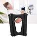 PoJu Cojín de Anillo Inflable - Cojín antiescaras cómodo para Ancianos Cojín de Asiento de Inodoro Cojín de Aire Lavable con Agujero - Negro