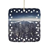 Décorations de Noël New York City Arbre de Noël Souvenir Artisanat Cadeau