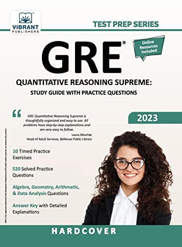 GRE Quantitative Reasoning Supreme: Study Guide with Practice Questions (Test Prep)
