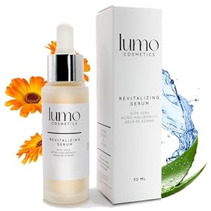 Serum Facial Acido Hialuronico, Vegano Natural, Organico, Sin Parabenos con Ingredientes BIO, 30 Milílitros, con Vitamina E, Aloe Vera y Agua de Azahar. Serum Antiarrugas, Hidratante para la Cara