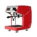 Ekspres do Kawy Espresso Ekspres do Kawy PółAutomatyczny 1,7 L 15 Bar Parowa PodwóJny Kocioł Pianka Mleczna Pojedyncza GłOwica Steam pojedyncza głowica do komercyjnych 15 FiliżAnek,Red,3200D