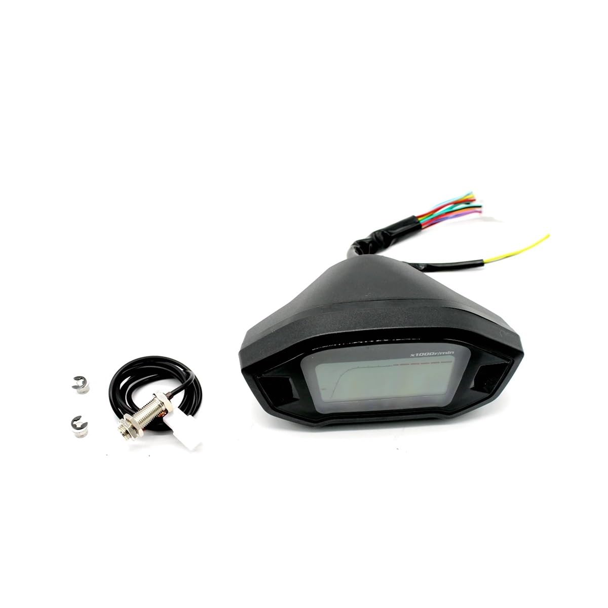 Moto Gauge Contachilometri Contachilometri Digitale Per Motocicletta Contachilometri Per Motocicletta Con Retroilluminazione A 7 Colori Con Sensore Di Velocità