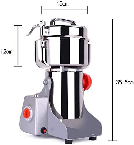 Moulin à meuler, Moulin ultrafin, broyeur à Grande Vitesse, 800 g, Machine électrique de broyage de Farine sèche pour céréales, Riz, maïs, café, blé