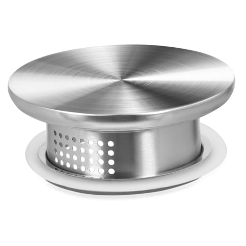 BELLIFFY Coperchio Brocca in Acciaio Inossidabile Doppia Uscita Sostituzione Per Caraffa Cucina Tappo Sigillante Antigoccia Per Brocca Acqua