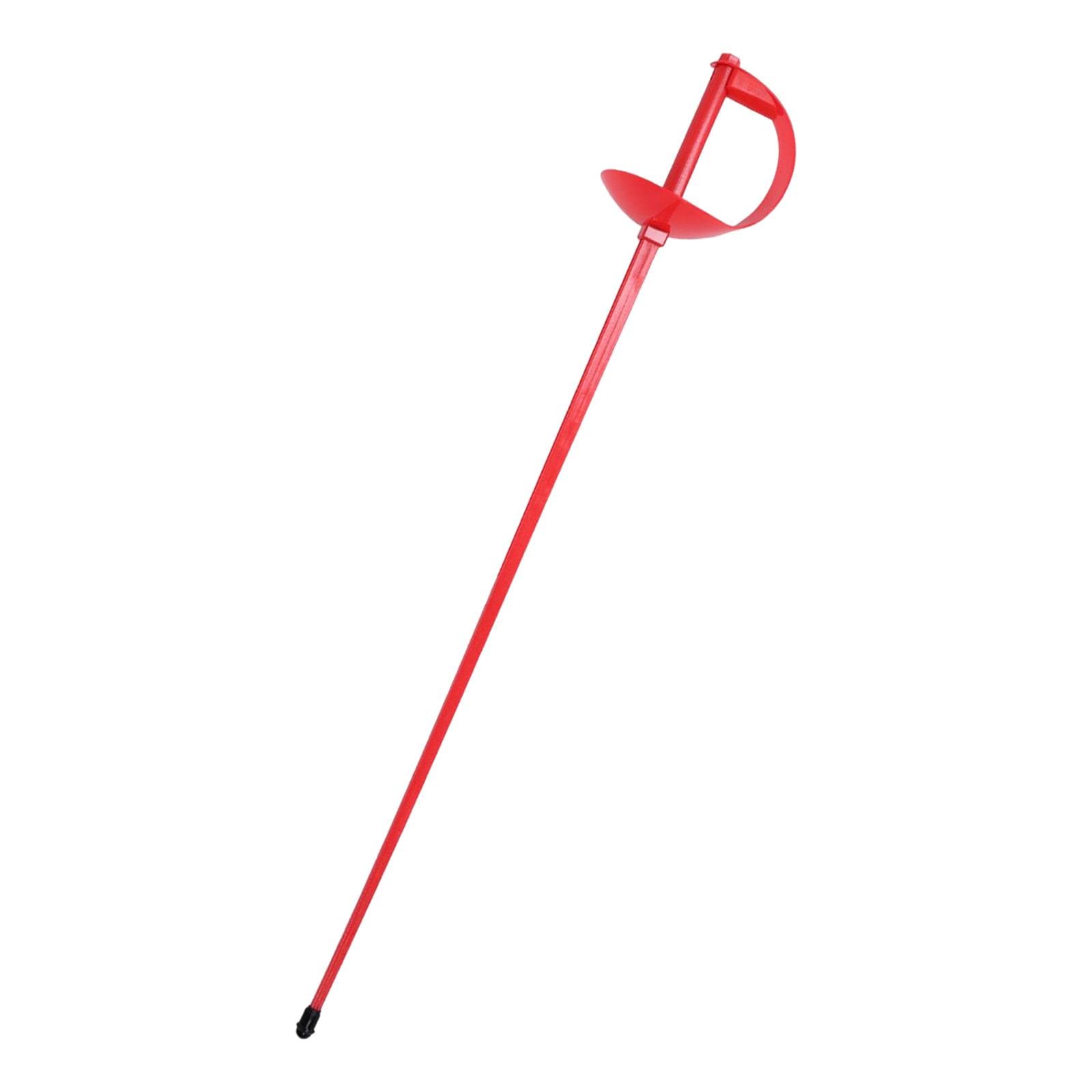Sciabola da Scherma Sensibile al Movimento per Principianti, Istruttori, Regalo di Compleanno, Attrezzatura per Allenamento, Sport all'Aria Aperta, Rosso
