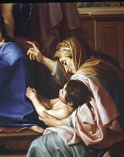Art tableau Dame et enfant Batoni pour sublimer la décoration du salon