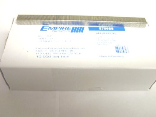 Empire 7 C 3/8" by 1/4" long Stainless Steel Upholstery Staples