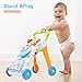 Cuterabit 2 in 1 Sit to Stand Baby Walker with Music and Light, Push Toys for Toddlers 1-3 for Learning to Walk, Baby Walking Toys 6 to 12 Months for Infants Babies Toddlers Boys Girls
