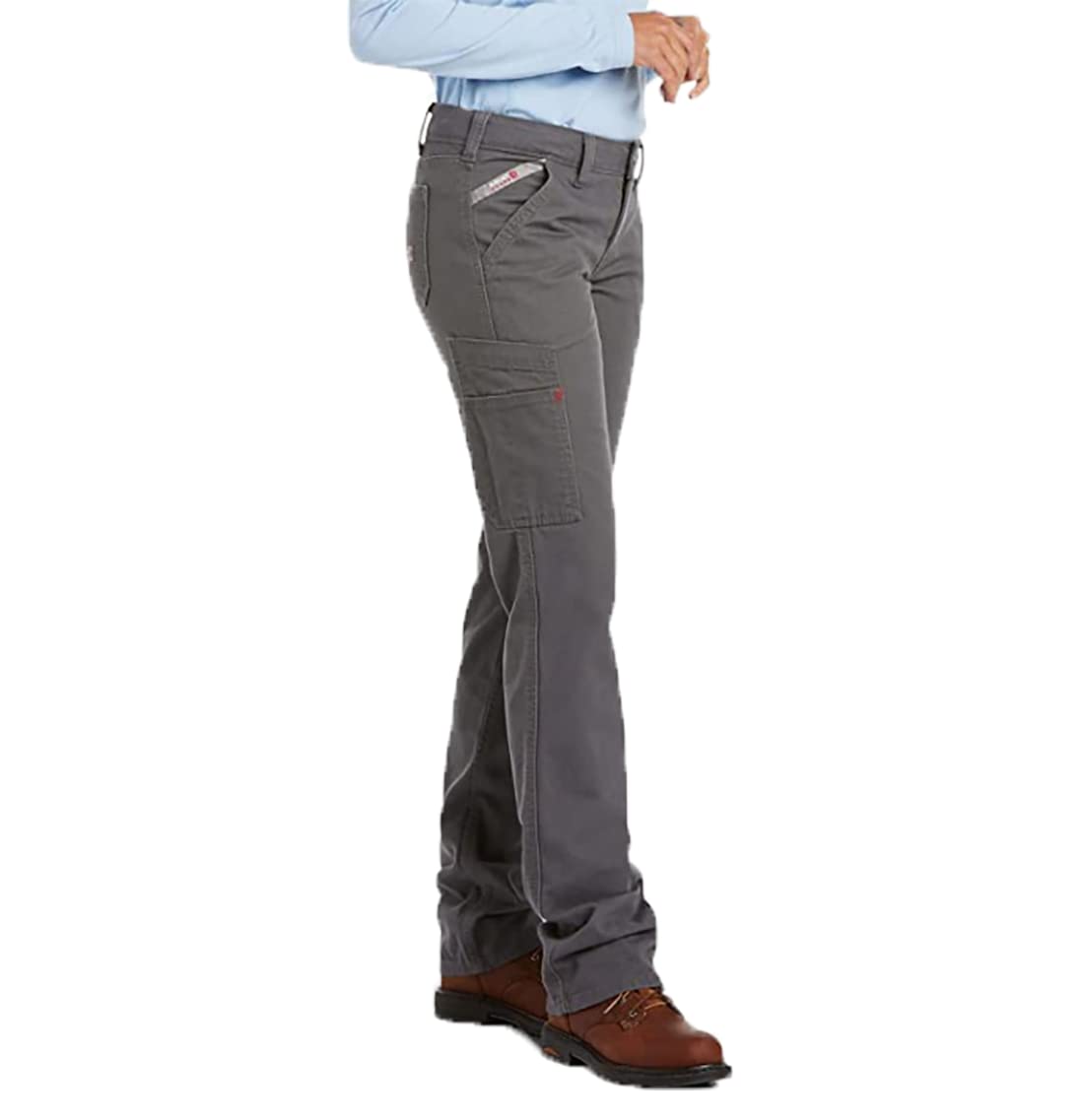 ARIAT Women's WMS Fr Drlt Str CVS Pt Mr Strt Irn Gry