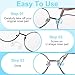 XLIUAX Glasses Nose Pad, 15 Pcs Glasses Nose Pad Replacement Silicone Eyeglasses Noses Pads for Eyewear Repair Screw-in Eyeglass Pads U Shape Accessories Anti-Slip Replacement Fixing 3 Size Picks