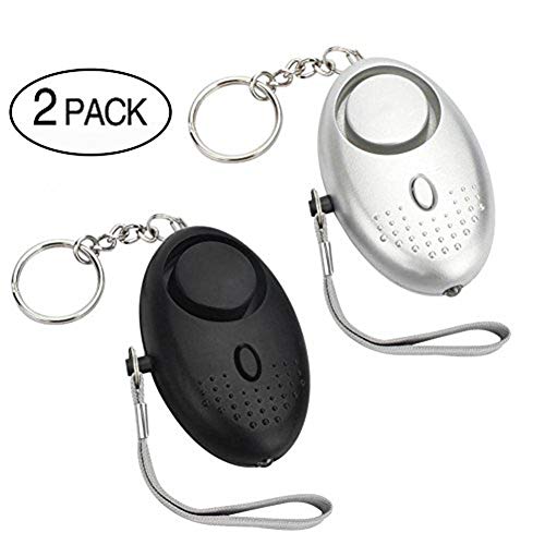 Alarme Personnelle Porte-clés avec LED Lumière SOS D'alarme D'urgence 130DB Auto-Défense Alarme De Sécurité pour les Femmes Cover