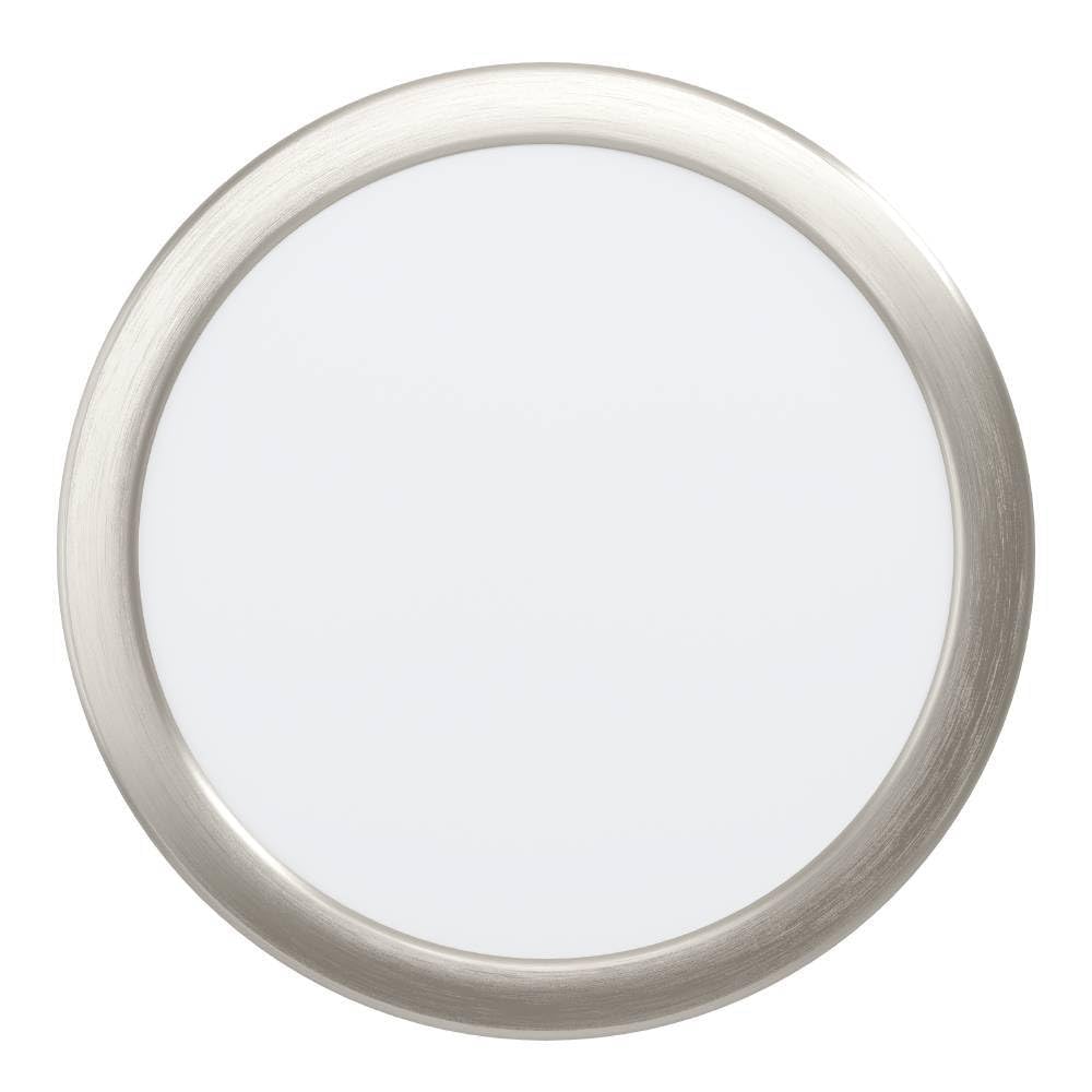 Eglo Recessed LED Ceiling spot Fueva 6, Round Spotlight, Ceiling lamp Made of Plastic in Silver and White