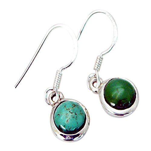 Pendientes de plata con piedra de diciembre de gancho el regalo de cumpleaños ideal