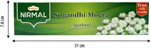 Vista 10 de Shubhkart Nirmal Agarbatti - Varillas de incienso Vandita Masala de 9 pulgadas de largo para Puja, fragancia de larga duración, sin carbón