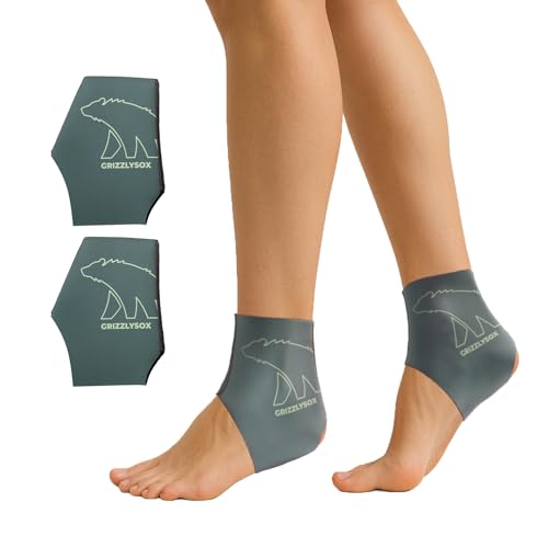 Chaussettes anti-bulles GRIZZLYSOX en néoprène fin pour protéger le talon