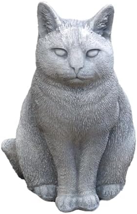 Figure De Pierre Massive Elfe Avec Tournesol Fée En Pierre Reconstituée