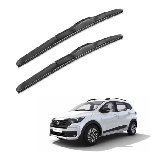 Image of Oshotto Frameless (O.E.M Type) Wiper Blades Compatible with Nissan Gravite (20 inch / 16 inch)
