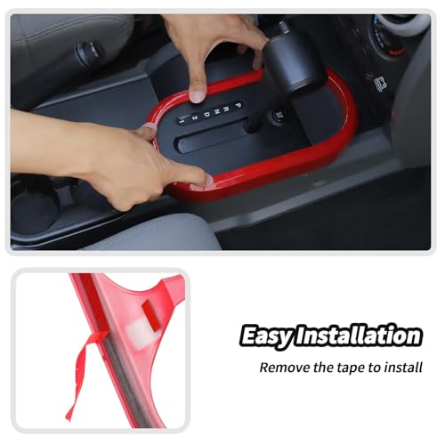 Kit de Molduras Porta Vasos y Palanca Jeep Wrangler 2007-2010 miniatura 7