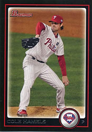 2010 Bowman #102 Cole Hamels Philadelphia Phillies MLB Baseball Card NM-MT