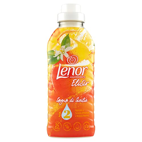 Lenor Elisir Ammorbidente Lavatrice Concentrato Sogno Di Sicilia, 525Ml
