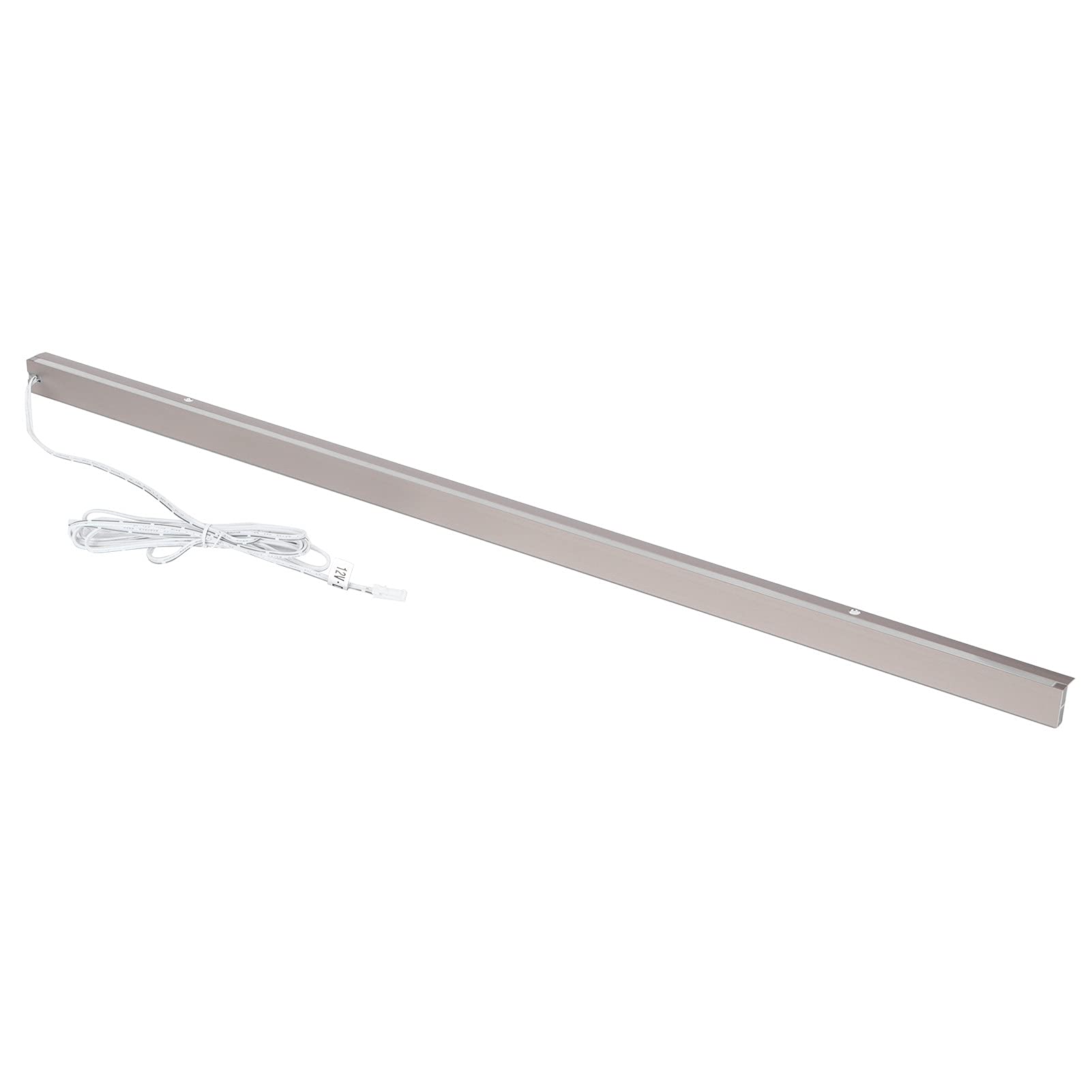 Haofy Luz LED Debajo del Gabinete de Titanio Dorado, Barra de Luz de Doble Cara de 60 Cm, Resistencia a los Rayos UV, Segura, DC12V para Vitrinas, Salas de Exposiciones