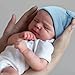 CHAREX Realistic Reborn Baby Dolls Boy - 18 Inch Newborn Sleeping Baby Dolls, Lifelike Reborn Baby Dolls with Weighted Soft Cloth Body Birthday Gift Toy for Age 3+