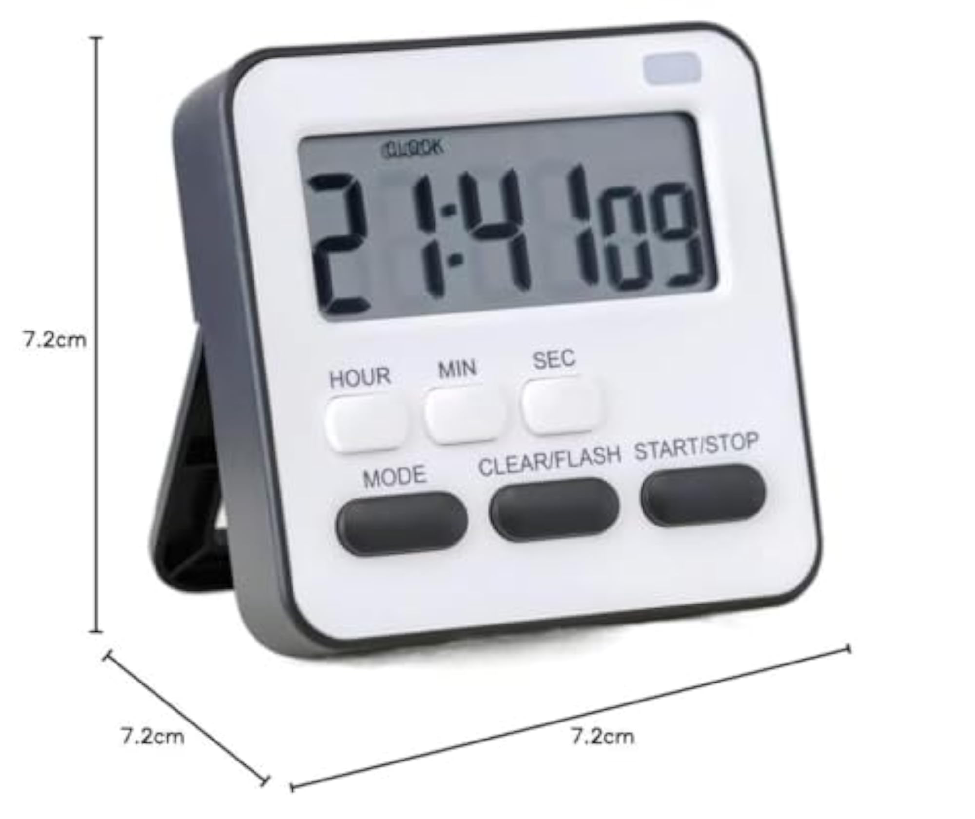 Digital Kitchen Timer & Stopwatch with Loud Alarm