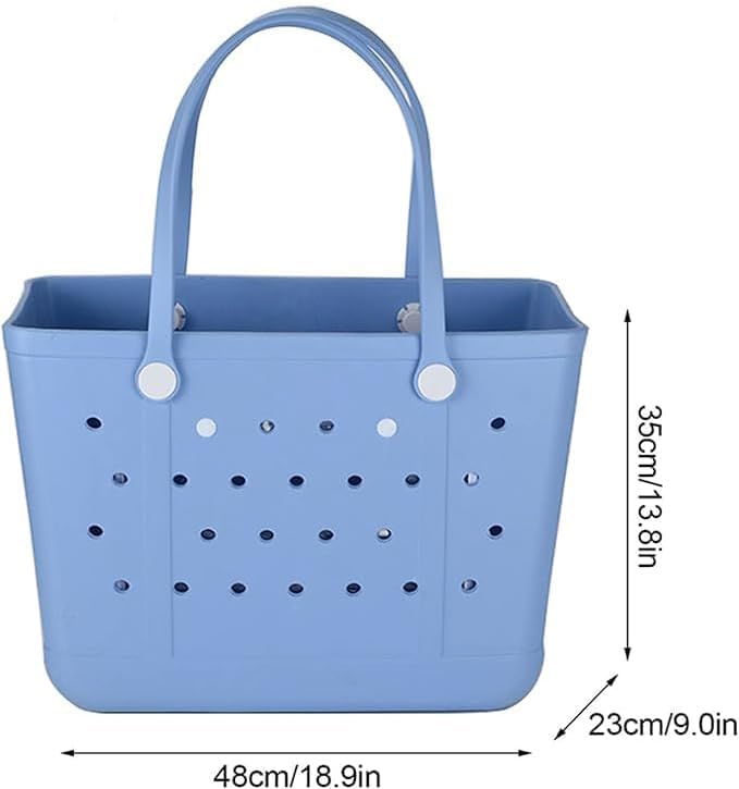 Beach Bag，Rubber Tote Bag ，Washable Tote for Boat Pool Sports Gym2