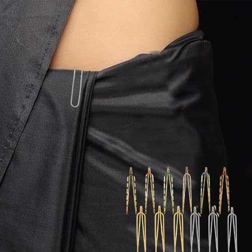 THANU'S CRAFT Women Multicolor U Safety Saree Pin Brooch for Dresses Kurtis Sari Sadi Pins Women