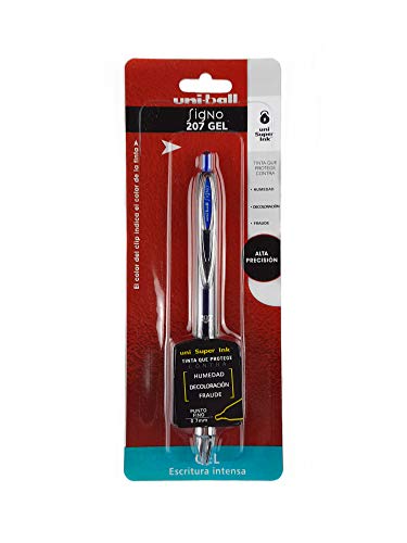 UNI BALL SIGN 207 GEL PEN 0.7mm BLUE