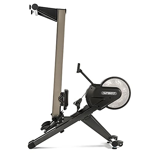 Spirit CRW800 Profi-Rudergerät für Fitnessstudios, bis 150kg belastbar, Luft-Magnetwiderstand (16 Stufen), klappbar… – Bild 3