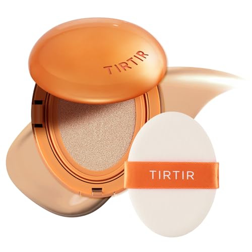 Image of [*Mini Size*] TIRTIR Mask Fit Ai Filter Cushion Foundation | AI-Like Semi-Matte Finish - Up to 72-Hour Medium to Full Coverage Korean BB Cushion Make up Beauty, #24N Latte, 0.15 Fl Oz