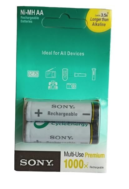 Microusb Compatible with Sony AA 1.2Volt Rechargeable 2700mAh Battery (Set of 2)-image-47