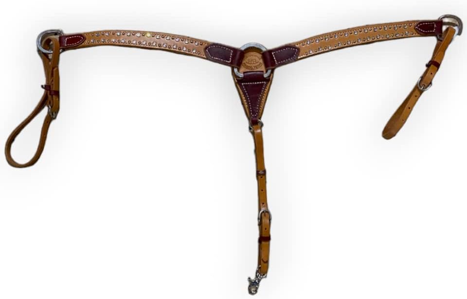 HR Saddlery 1 1/2" Designed Breast Collar - Horse Size