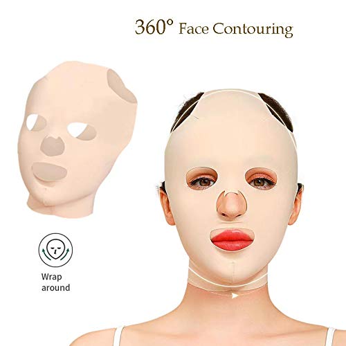 3D Reusable Breathable Beauty Women Anti Wrinkle Slimming Bandage V Shaper Full Face Lift Sleeping Mask #TOP1