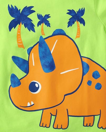 Image of The Children's Place Baby Boys' and Toddler Dinos Short Sleeve Graphic T-Shirts,multipacks