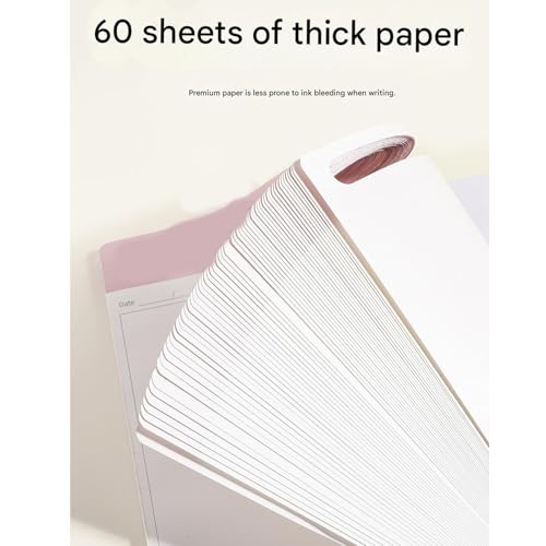Bloc-notes de bureau format lettre de 60 feuilles pour planification et mémos - 6