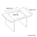 Lonheo Fregadero Cocina 1 seno negro de 49 * 49 cm, para...