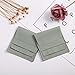 XULIANYI Bolsa de Terciopelo de Microfibra Doblada Pequeñas Bolsas de Joyería Elegantes para Anillo de Boda Pendientes Collar Navidad Año Nuevo Presenta Embalaje-Verde Claro 28,6.5x6.5cm