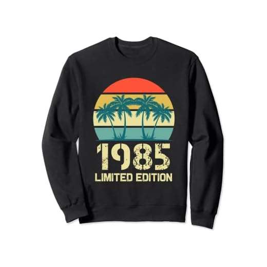 Camisetas vintage de cumpleaños de 1985 para mujer, divertidas camisetas de cumpleaños de 1985 Sudadera