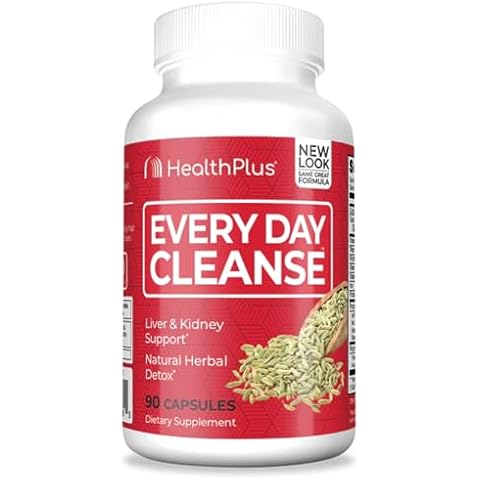 Health Plus Every Day Cleanse Health Supplement, 90 Capsules, 30 Servings Cover