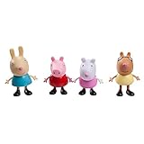Das Spielset Peppas Freunde enthält Peppa, Molly Mietze, Luzie Locke und Pedro Pony mit niedlichen Highlights wie der Brille, Kulleraugen und schwarzen Schuhen