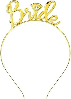 Bride Collar by Next Store - Elegant Bridal Shower Accessory for Wedding, Bachelorette and Photo Shoot (Gold)