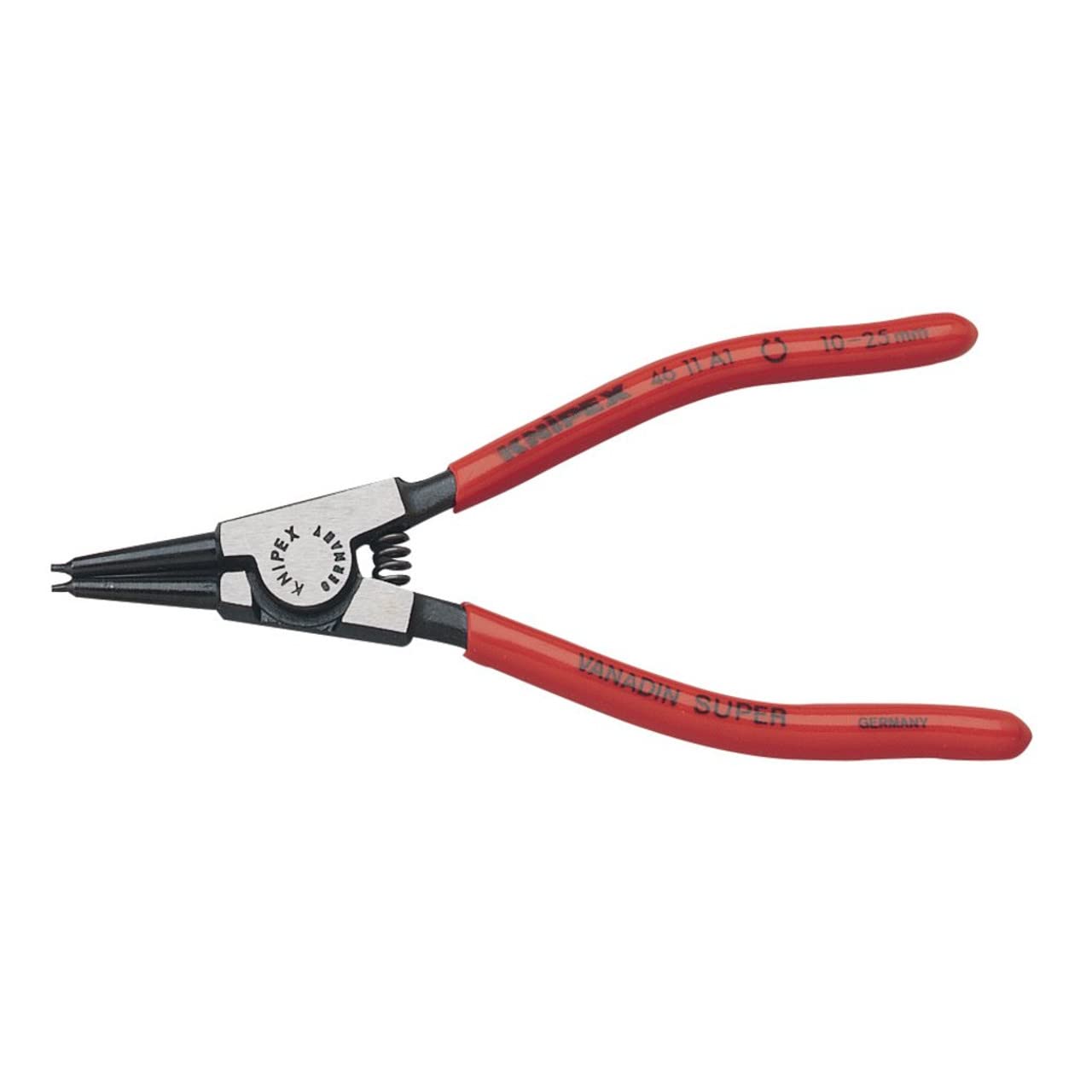 10-1/2 Inch Jumbo Curved Clamp Pliers - Serrated Jaw Hemostat Style Tool