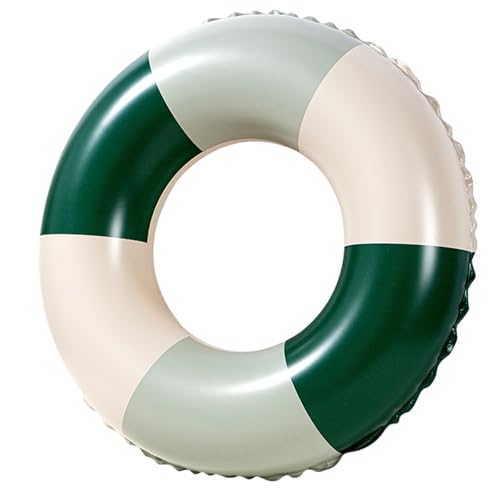 LUMOOM Bouée de natation gonflable pour adulte, matelas gonflable, jouet pour enfants, tube de natation pour piscine d'été, fête (vert)