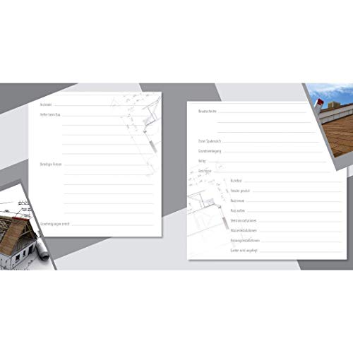 goldbuch 27001 Fotoalbum Unser Haus, 30 x 31 cm, 60 weiße Seiten mit 4 illustrierten Seiten und Pergamin-Trennblättern… – Bild 4