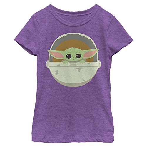 STAR WARS Mandalorian Simple Carriage Girls Short Sleeve Tee Shirt