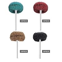 Algopix Similar Product 5 - Abrasive Buffing Wheel Set for Dremel