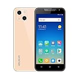 Teléfono inteligente con tarjeta SIM dual: Smartphone libres baratos con 3GB de RAM + 16 GB de memoria ROM, también puede expandirse a 64 GB a través de una tarjeta SD, doble tarjeta de doble modo de espera, puede descargar sus aplicaciones favoritas, como WhatsAPP, Facebook, etc.